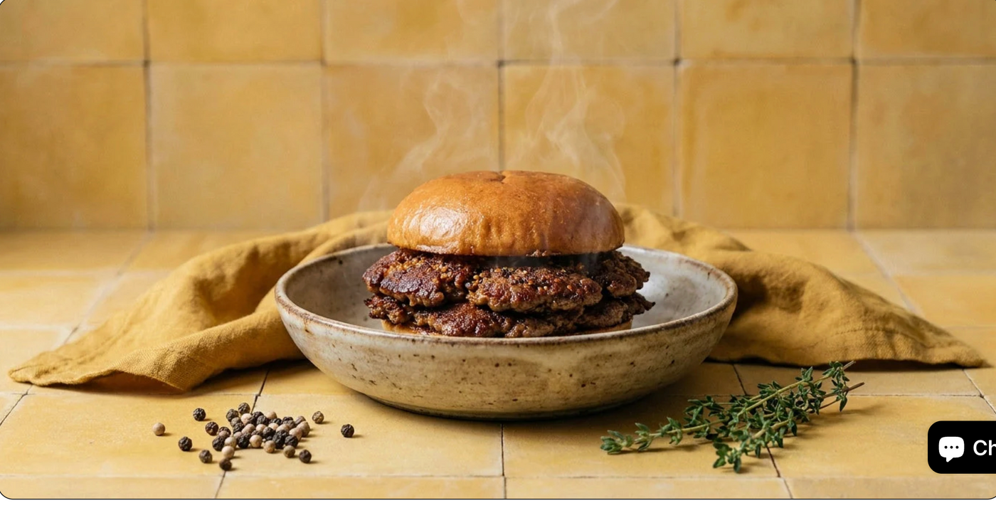 Smash burger with Bold Butcher's Rub: crispy, juicy, perfect