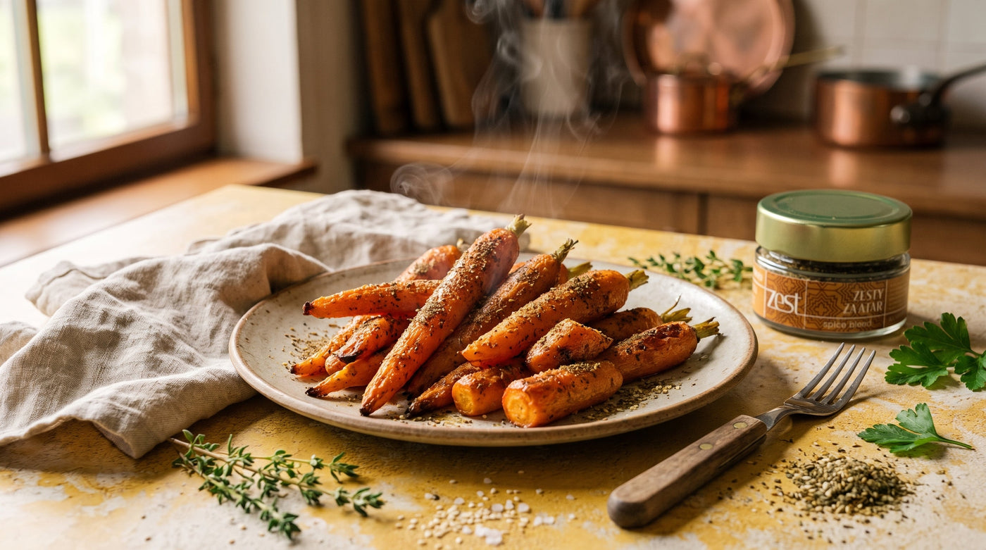 Za'atar roasted carrots: the easy side dish that steals the show