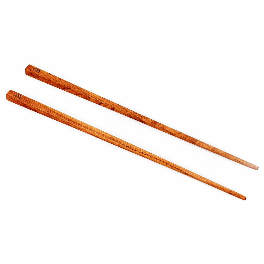 ZEST teak root chopsticks natural wood finish