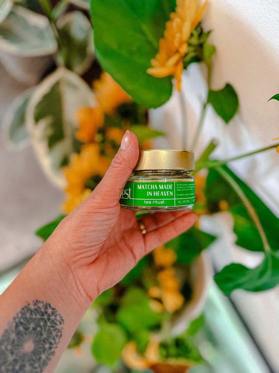 ZEST Matcha Made in Heaven ceremonial grade matcha powder
